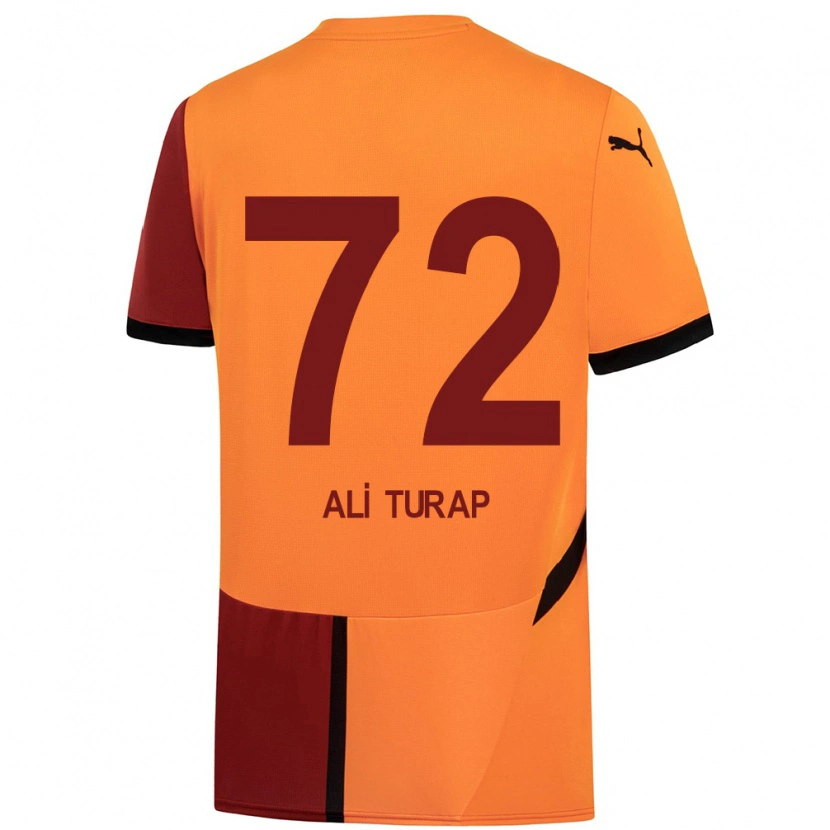 Danxen Kinder Ali Turap Bülbül #72 Gelb Rot Heimtrikot Trikot 2024/25 T-Shirt
