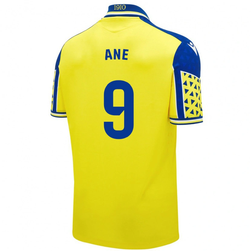 Danxen Kinder Ane López De Heredia Alcelay #9 Gelb Blau Heimtrikot Trikot 2024/25 T-Shirt