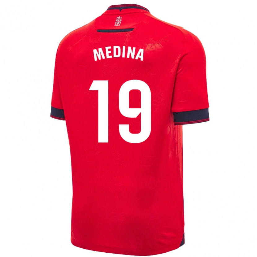 Danxen Kinder Arantxa Medina Torreblanca #19 Rot Weiß Heimtrikot Trikot 2024/25 T-Shirt