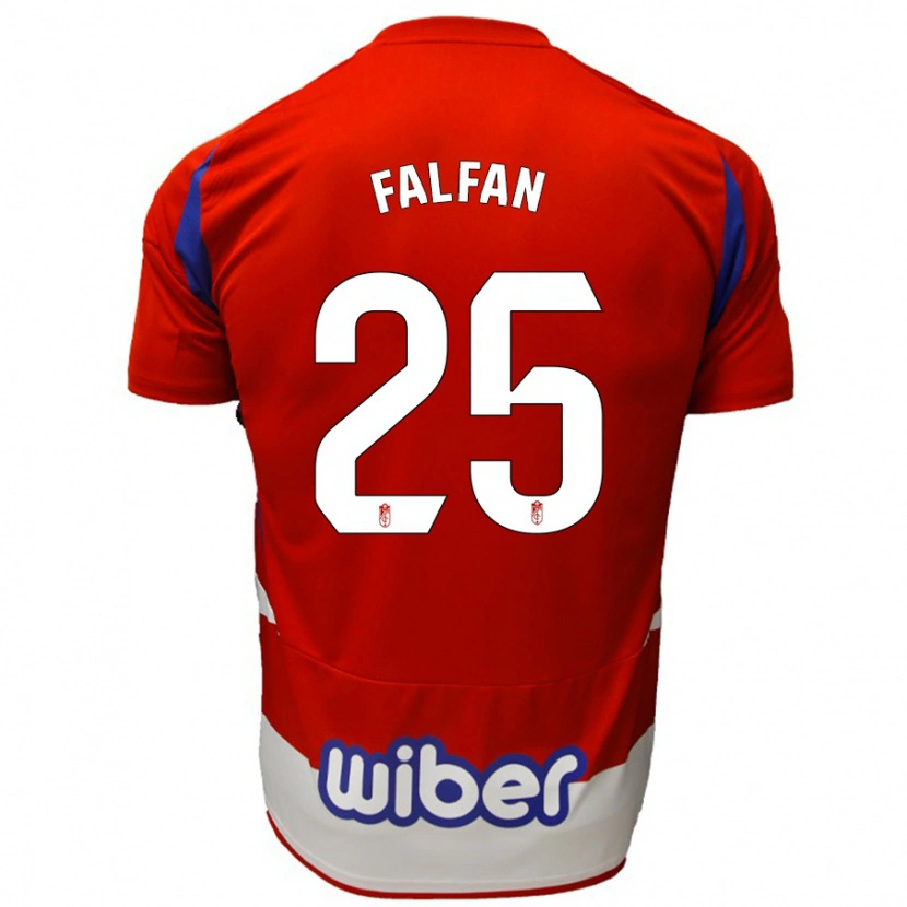 Danxen Kinder Daiana Falfán #25 Rot Weiß Blau Heimtrikot Trikot 2024/25 T-Shirt