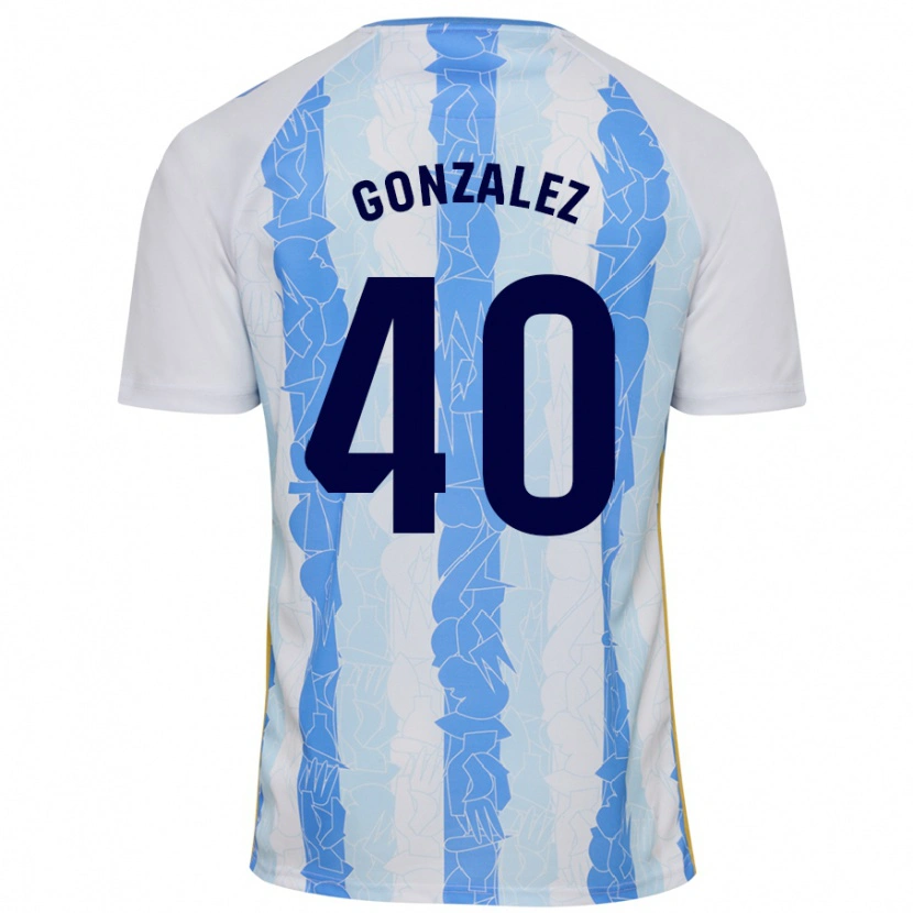 Danxen Kinder Carol González #40 Weiß Blau Heimtrikot Trikot 2024/25 T-Shirt