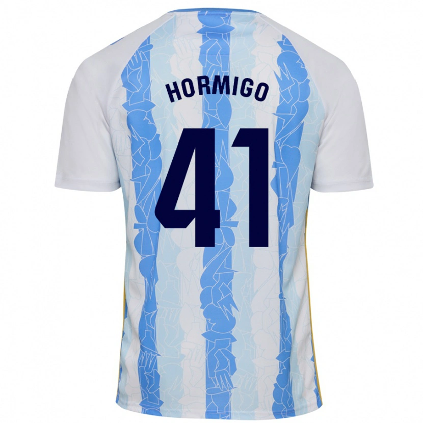 Danxen Kinder Cintia Hormigo #41 Weiß Blau Heimtrikot Trikot 2024/25 T-Shirt