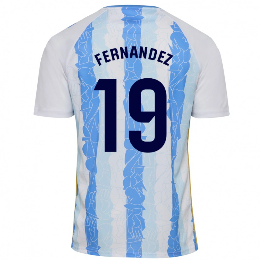 Danxen Kinder Raúl Fernández #19 Weiß Blau Heimtrikot Trikot 2024/25 T-Shirt