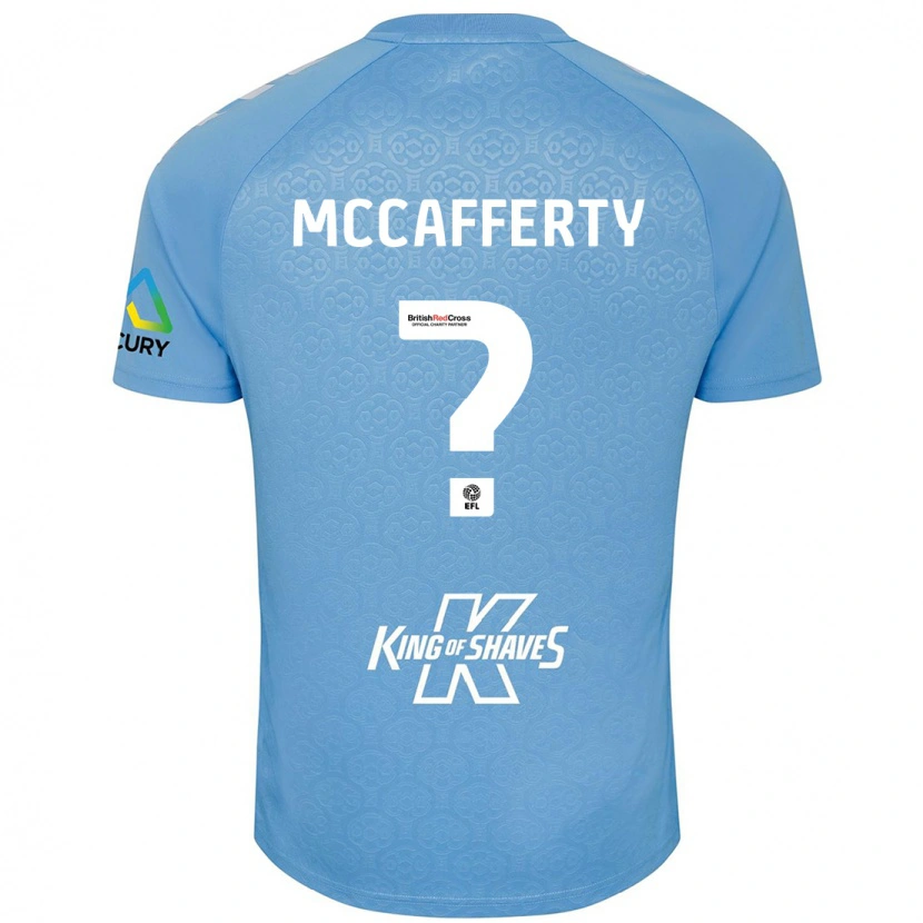 Danxen Kinder Lewys Mccafferty #0 Blau Weiß Heimtrikot Trikot 2024/25 T-Shirt