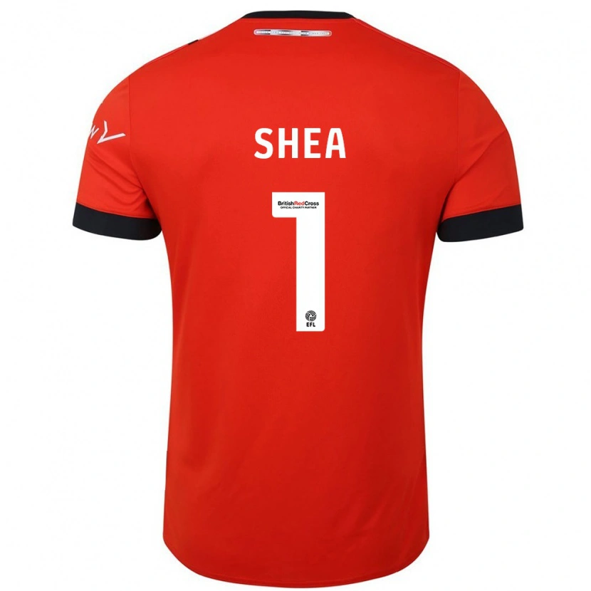 Danxen Kinder James Shea #1 Orange Schwarz Heimtrikot Trikot 2024/25 T-Shirt