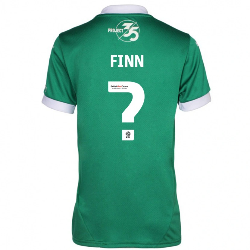 Danxen Kinder Tegan Finn #0 Grün Weiß Heimtrikot Trikot 2024/25 T-Shirt