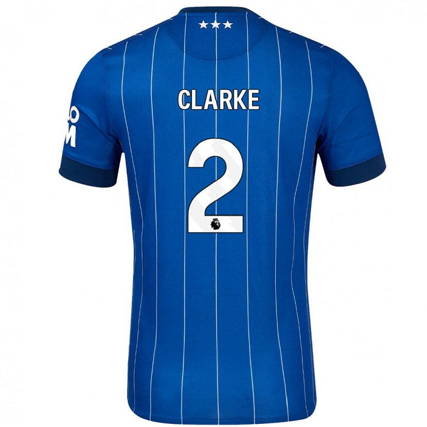 Danxen Kinder Harry Clarke #2 Marineblau Heimtrikot Trikot 2024/25 T-Shirt