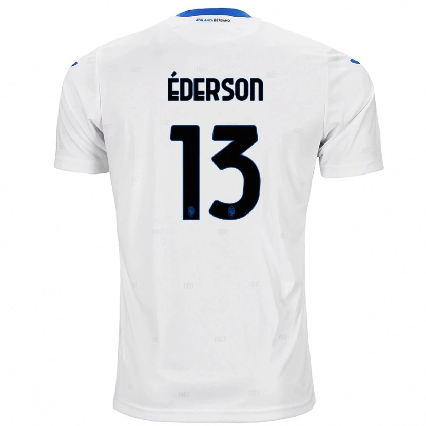 Danxen Kinder Éderson #13 Weiß Auswärtstrikot Trikot 2024/25 T-Shirt
