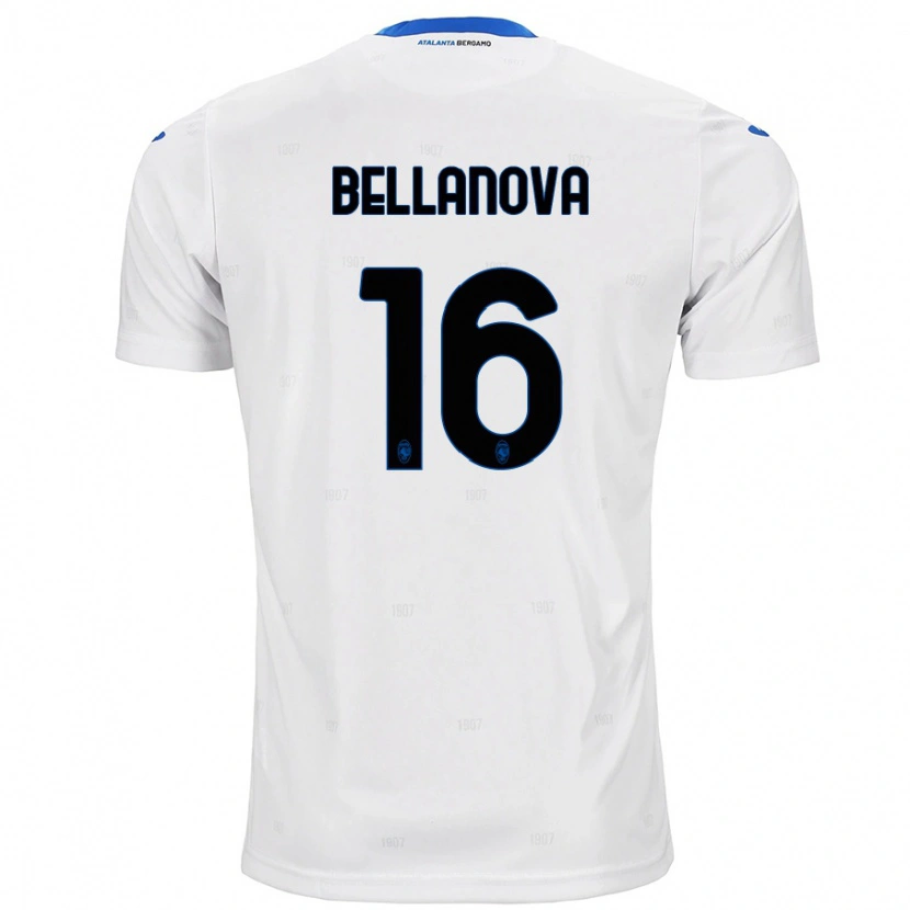 Danxen Kinder Raoul Bellanova #16 Weiß Auswärtstrikot Trikot 2024/25 T-Shirt
