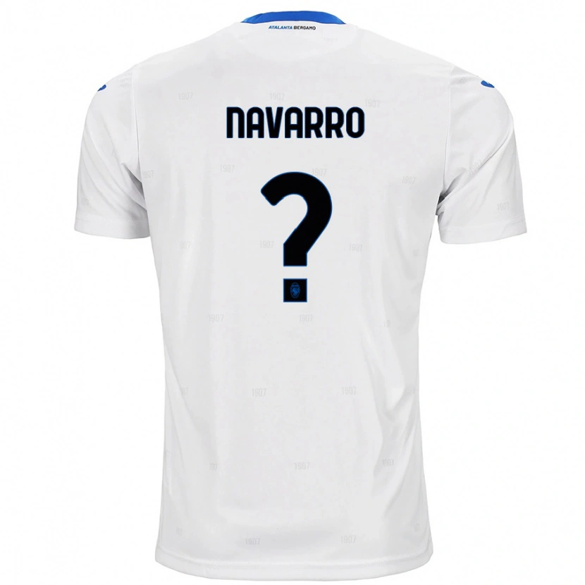 Danxen Kinder Albert Navarro #0 Weiß Auswärtstrikot Trikot 2024/25 T-Shirt