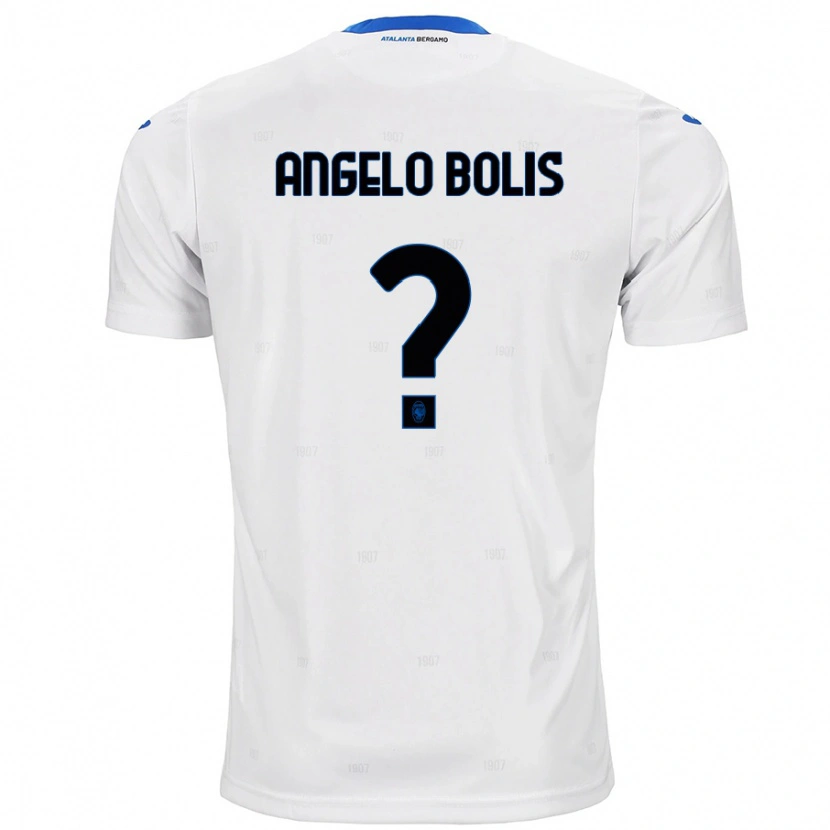 Danxen Kinder Tommaso Angelo Bolis #0 Weiß Auswärtstrikot Trikot 2024/25 T-Shirt