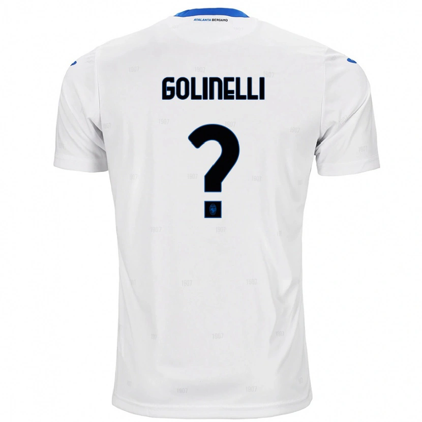 Danxen Kinder Martino Golinelli #0 Weiß Auswärtstrikot Trikot 2024/25 T-Shirt