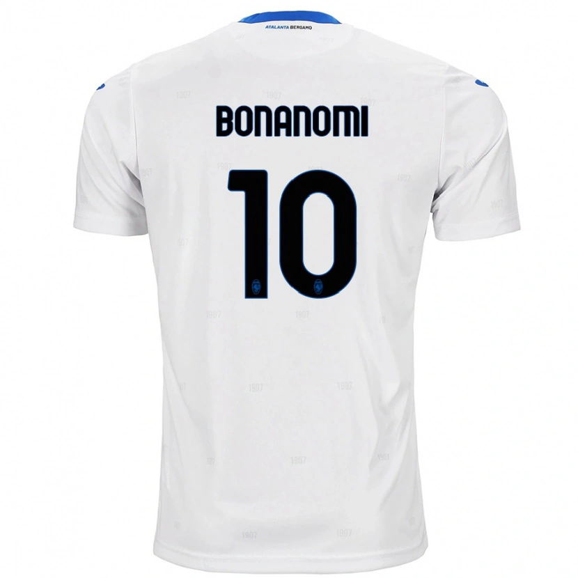Danxen Kinder Andrea Bonanomi #10 Weiß Auswärtstrikot Trikot 2024/25 T-Shirt