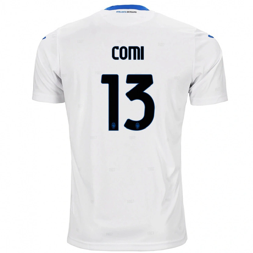 Danxen Kinder Pietro Comi #13 Weiß Auswärtstrikot Trikot 2024/25 T-Shirt