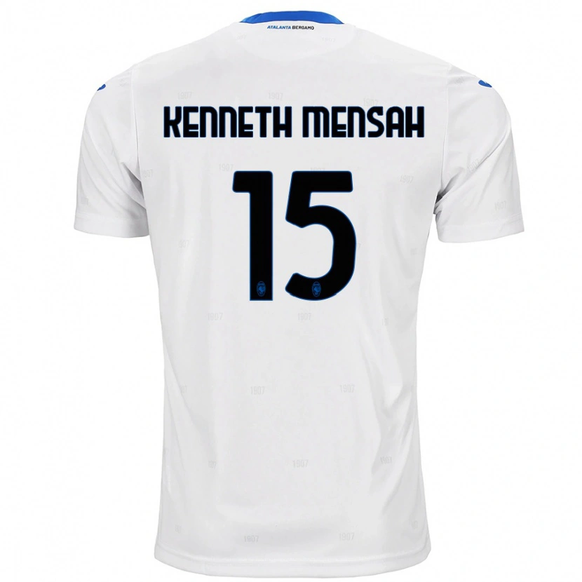 Danxen Kinder Anthony Kenneth Mensah #15 Weiß Auswärtstrikot Trikot 2024/25 T-Shirt