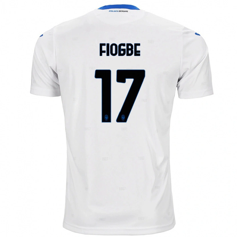 Danxen Kinder Candas Fiogbe #17 Weiß Auswärtstrikot Trikot 2024/25 T-Shirt