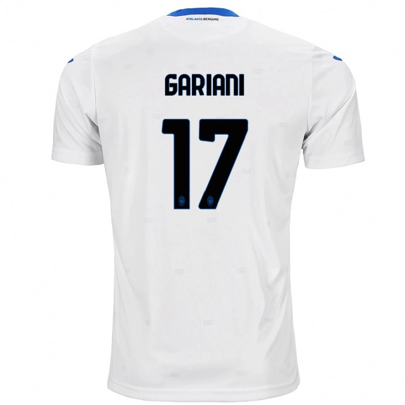 Danxen Kinder Niccolò Gariani #17 Weiß Auswärtstrikot Trikot 2024/25 T-Shirt
