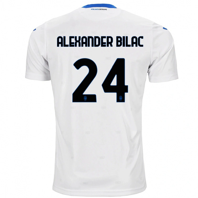 Danxen Kinder Max Alexander Bilac #24 Weiß Auswärtstrikot Trikot 2024/25 T-Shirt