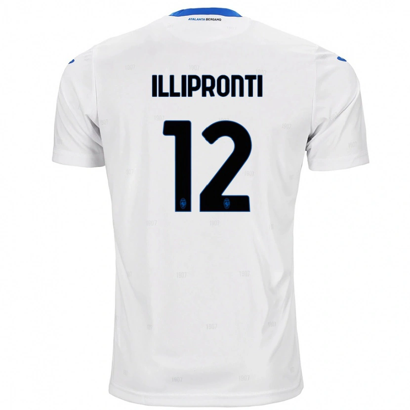 Danxen Kinder Filippo Illipronti #12 Weiß Auswärtstrikot Trikot 2024/25 T-Shirt