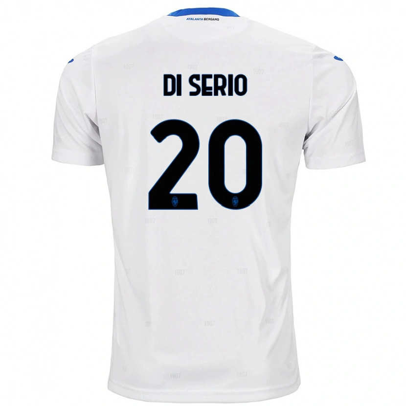 Danxen Kinder Giuseppe Di Serio #20 Weiß Auswärtstrikot Trikot 2024/25 T-Shirt