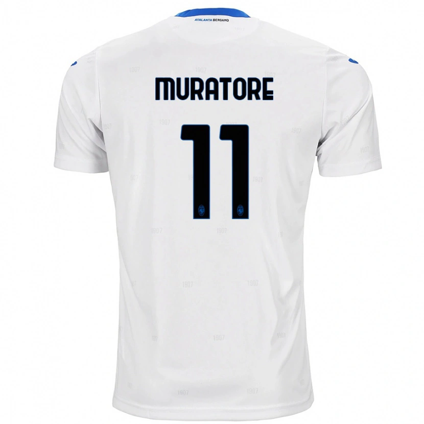 Danxen Kinder Simone Muratore #11 Weiß Auswärtstrikot Trikot 2024/25 T-Shirt