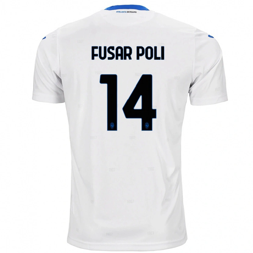 Danxen Kinder Giulia Fusar Poli #14 Weiß Auswärtstrikot Trikot 2024/25 T-Shirt