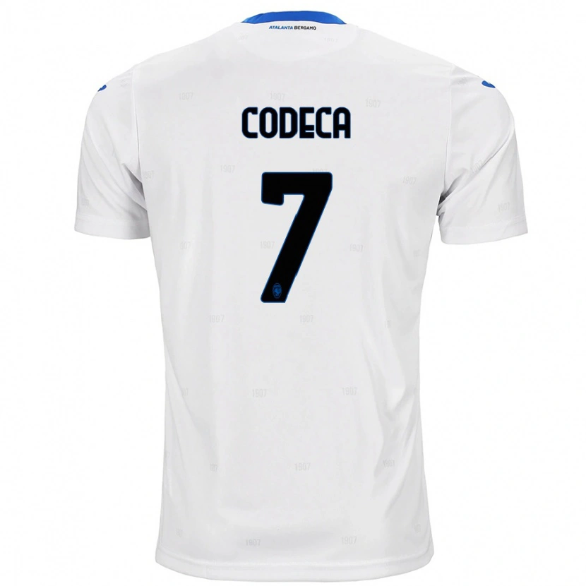 Danxen Kinder Bianca Codeca #7 Weiß Auswärtstrikot Trikot 2024/25 T-Shirt