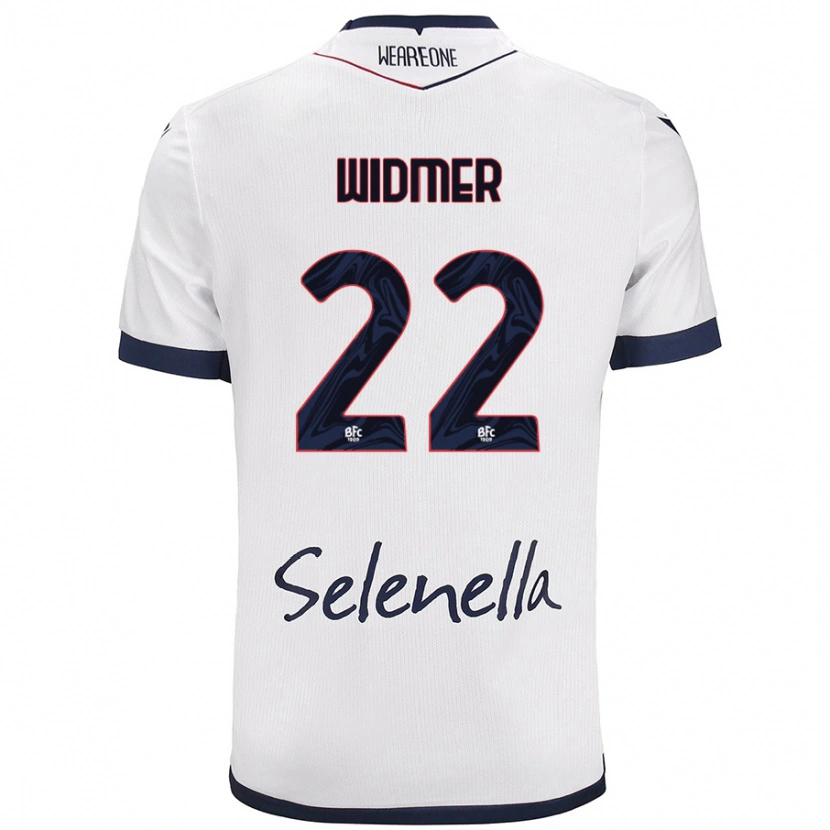 Danxen Kinder Renato Widmer D’autilia #22 Weiß Königsblau Auswärtstrikot Trikot 2024/25 T-Shirt