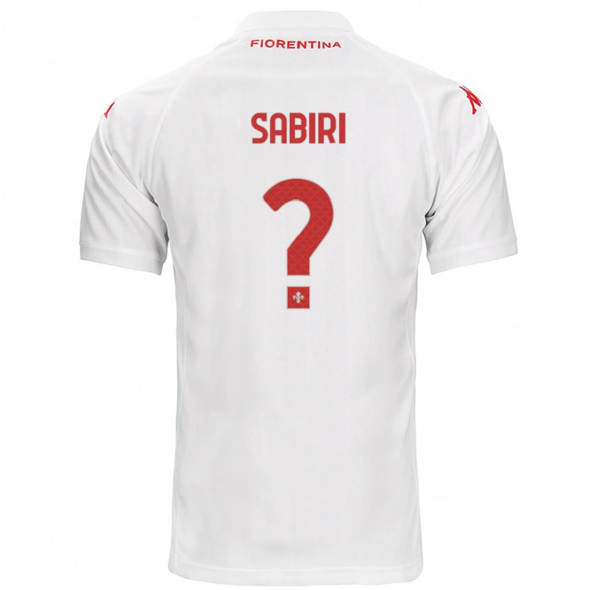 Danxen Kinder Abdelhamid Sabiri #0 Weiß Auswärtstrikot Trikot 2024/25 T-Shirt
