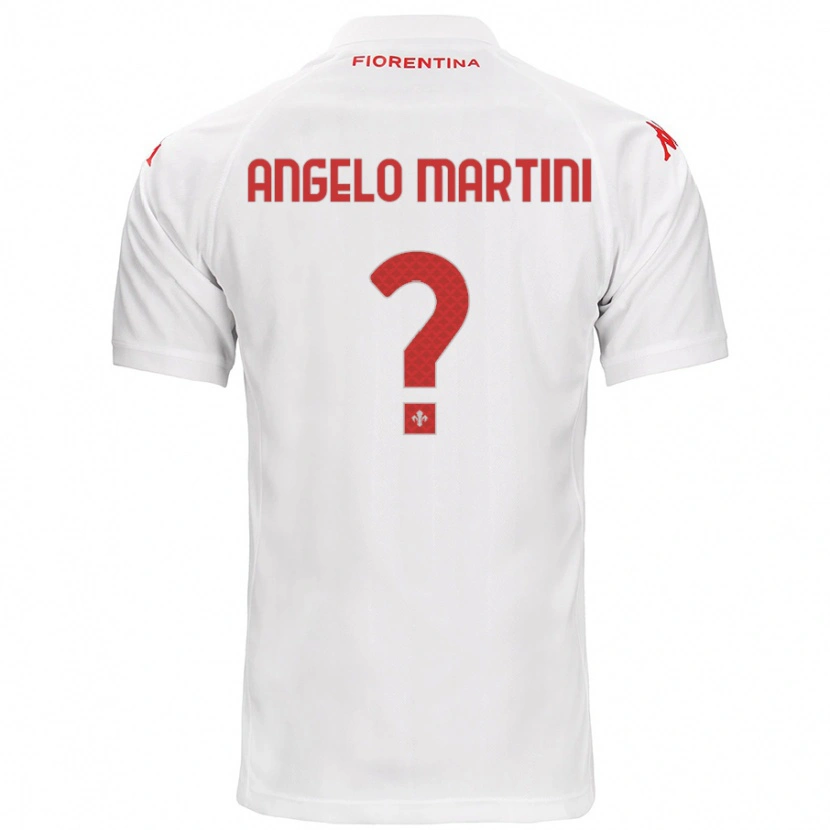 Danxen Kinder Angelo Martini #0 Weiß Auswärtstrikot Trikot 2024/25 T-Shirt