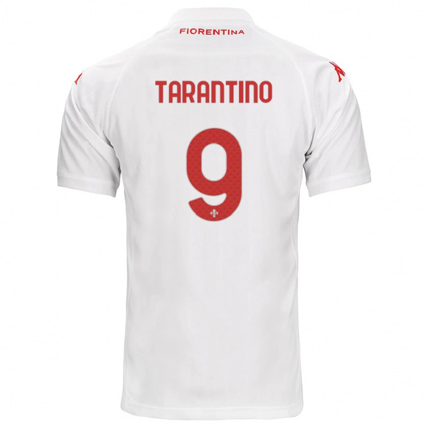 Danxen Kinder Jacopo Tarantino #9 Weiß Auswärtstrikot Trikot 2024/25 T-Shirt