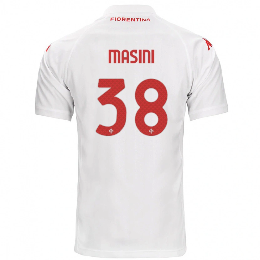 Danxen Kinder Linda Masini #38 Weiß Auswärtstrikot Trikot 2024/25 T-Shirt