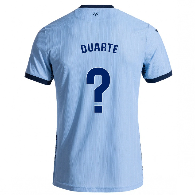 Danxen Kinder Gabi Duarte #0 Himmelblau Auswärtstrikot Trikot 2024/25 T-Shirt