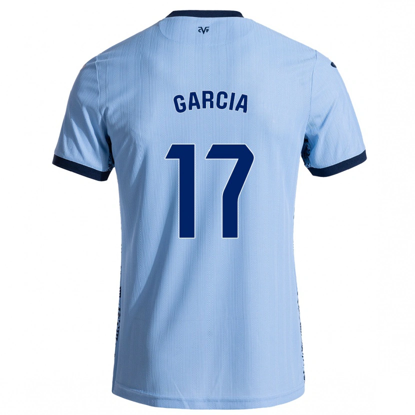 Danxen Kinder Rocío García #17 Himmelblau Auswärtstrikot Trikot 2024/25 T-Shirt