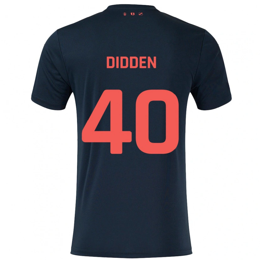 Danxen Kinder Matisse Didden #40 Schwarz Rot Auswärtstrikot Trikot 2024/25 T-Shirt