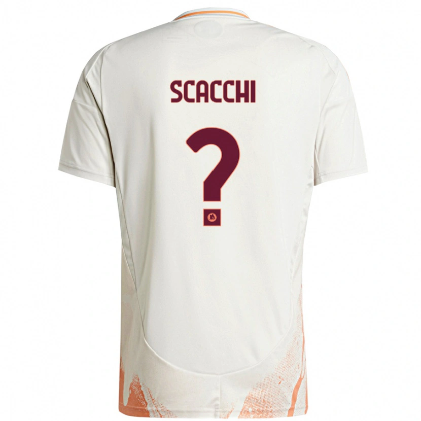 Danxen Kinder Manuel Scacchi #0 Cremeweiß Orange Auswärtstrikot Trikot 2024/25 T-Shirt