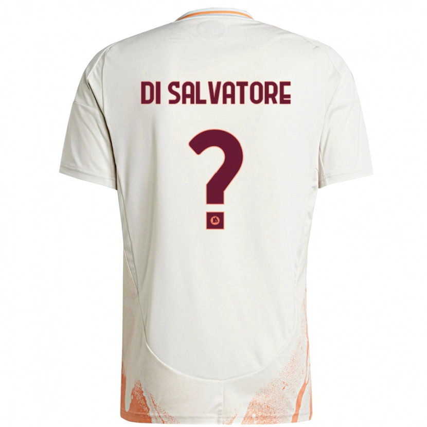 Danxen Kinder Diego Di Salvatore #0 Cremeweiß Orange Auswärtstrikot Trikot 2024/25 T-Shirt