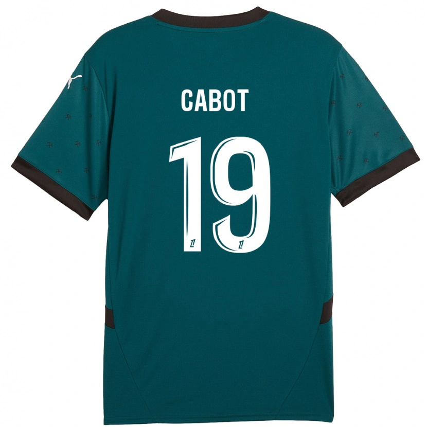 Danxen Kinder Jimmy Cabot #19 Dunkelgrün Auswärtstrikot Trikot 2024/25 T-Shirt