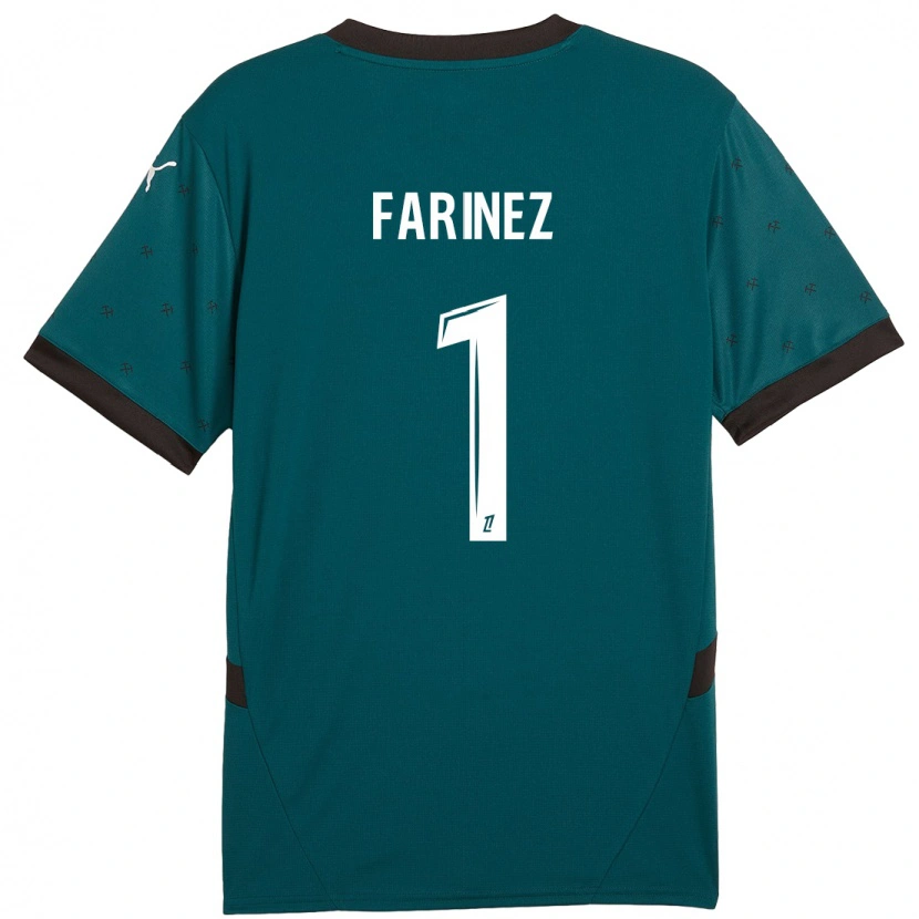 Danxen Kinder Wuilker Fariñez #1 Dunkelgrün Auswärtstrikot Trikot 2024/25 T-Shirt