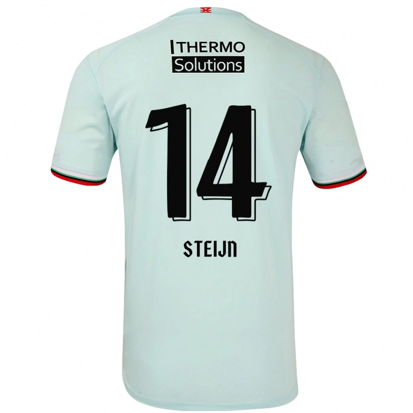 Danxen Kinder Sem Steijn #14 Hellgrün Auswärtstrikot Trikot 2024/25 T-Shirt