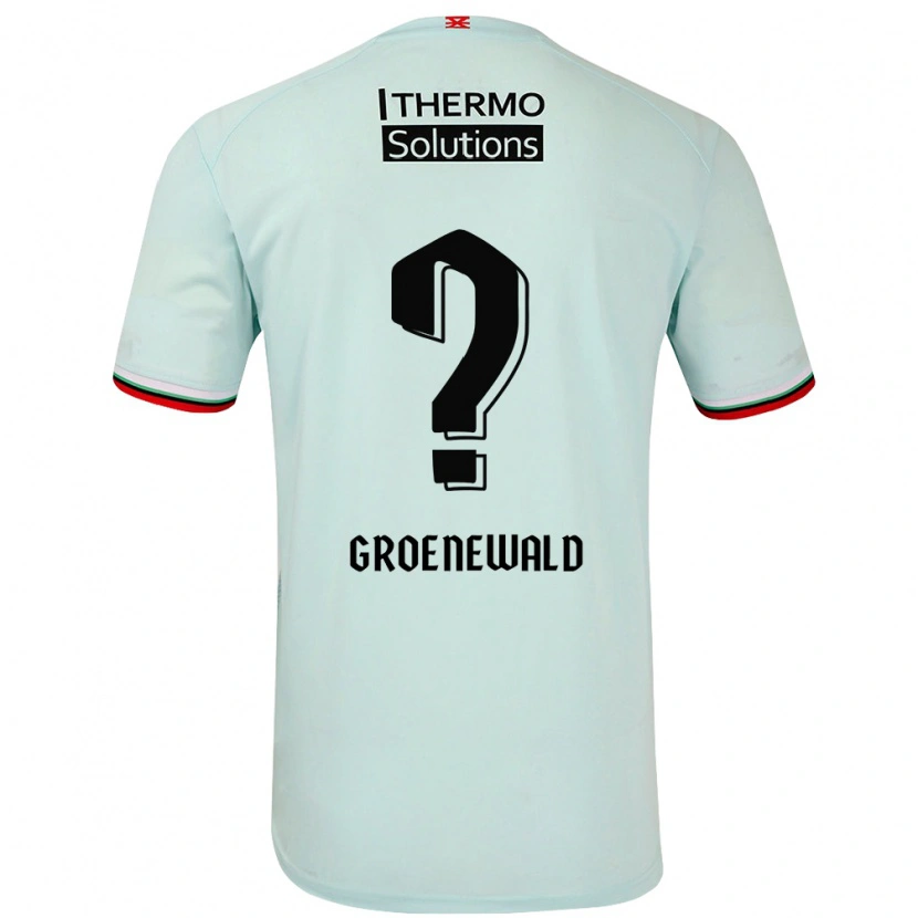 Danxen Kinder Nigel Groenewald #0 Hellgrün Auswärtstrikot Trikot 2024/25 T-Shirt