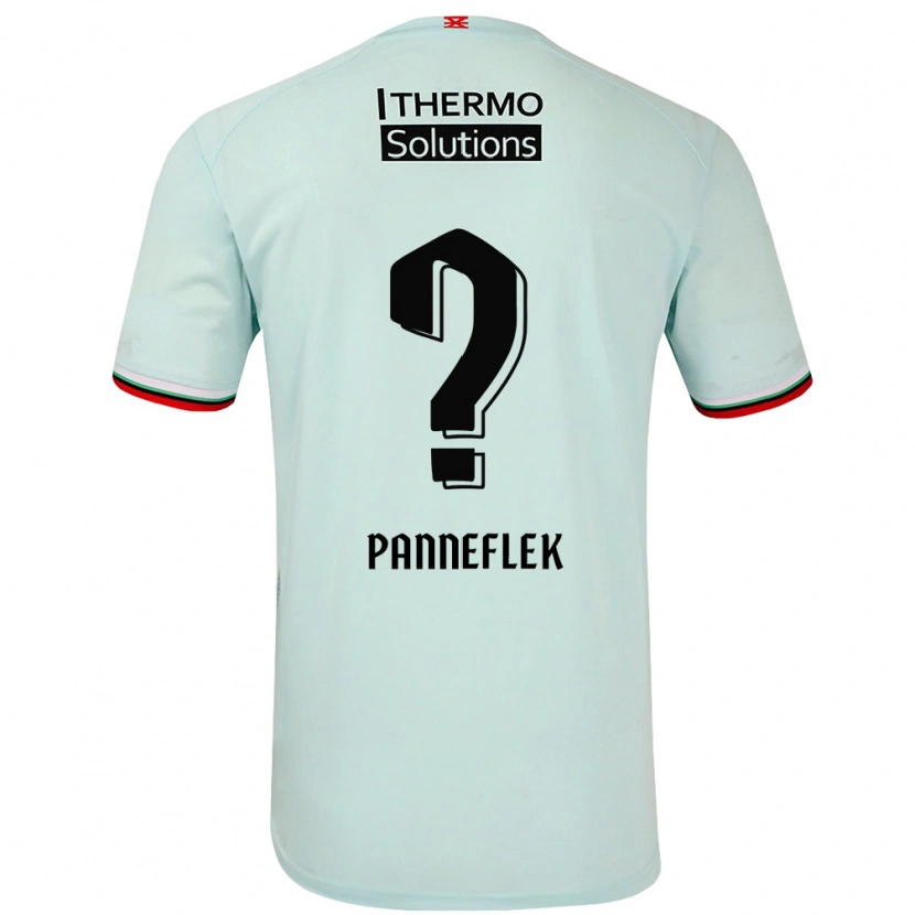 Danxen Kinder Owen Panneflek #0 Hellgrün Auswärtstrikot Trikot 2024/25 T-Shirt