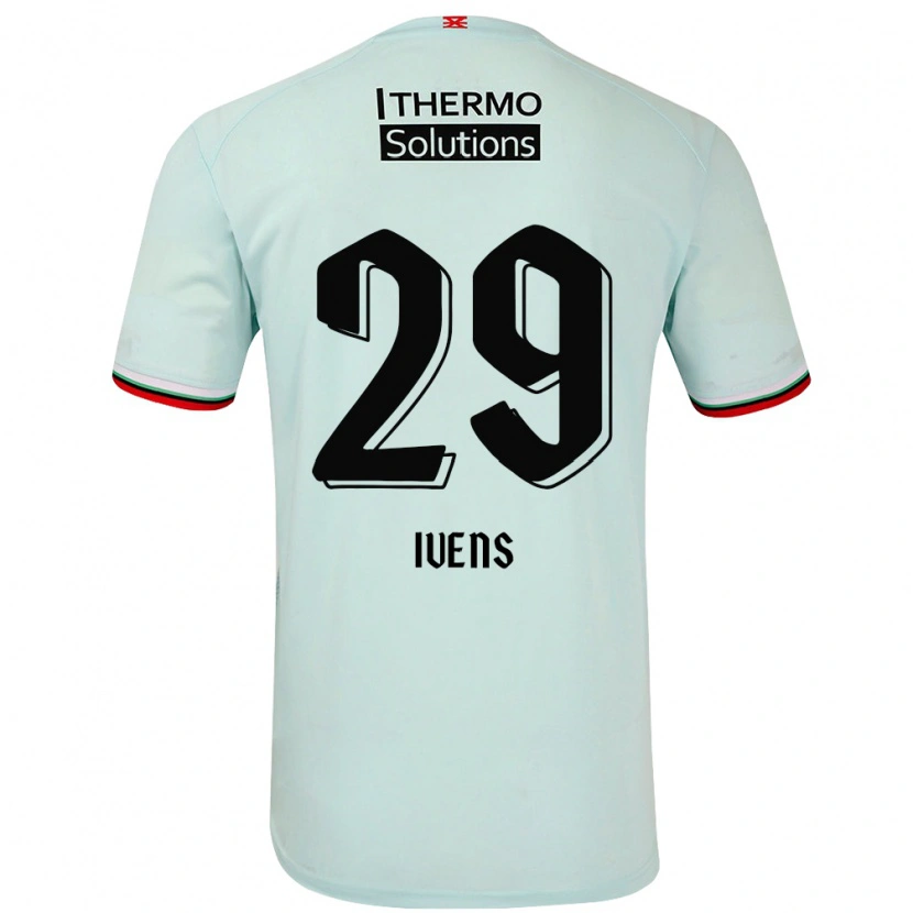 Danxen Kinder Rose Ivens #29 Hellgrün Auswärtstrikot Trikot 2024/25 T-Shirt