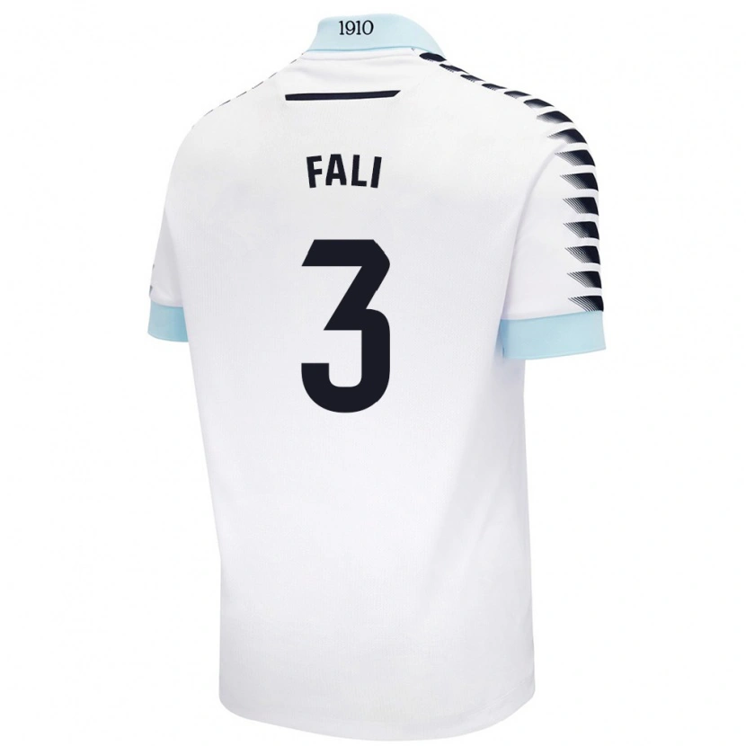 Danxen Kinder Fali #3 Weiß Blau Auswärtstrikot Trikot 2024/25 T-Shirt