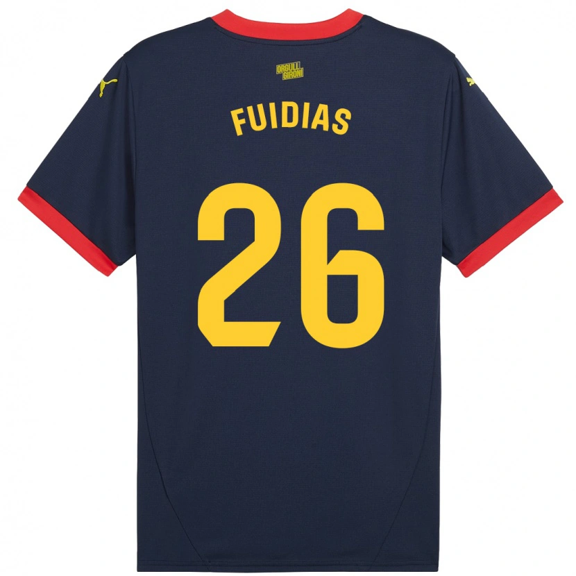 Danxen Kinder Toni Fuidias #26 Marinerot Auswärtstrikot Trikot 2024/25 T-Shirt