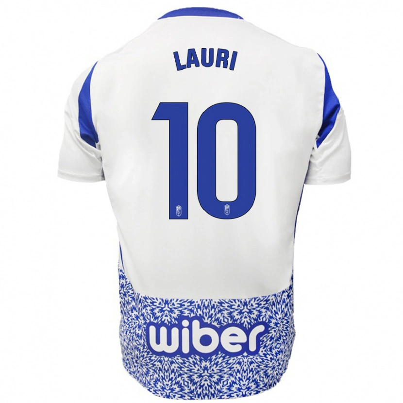 Danxen Kinder Lauri #10 Weiß Blau Auswärtstrikot Trikot 2024/25 T-Shirt