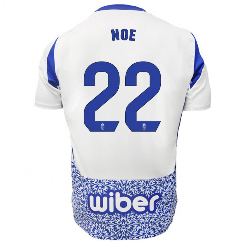 Danxen Kinder Noe #22 Weiß Blau Auswärtstrikot Trikot 2024/25 T-Shirt