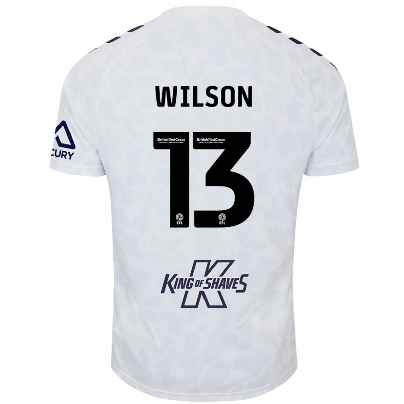 Danxen Kinder Ben Wilson #13 Weiß Auswärtstrikot Trikot 2024/25 T-Shirt