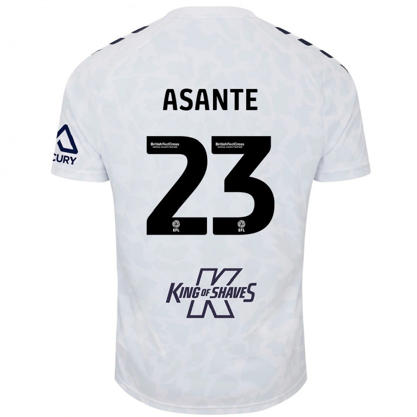 Danxen Kinder Brandon Thomas-Asante #23 Weiß Auswärtstrikot Trikot 2024/25 T-Shirt
