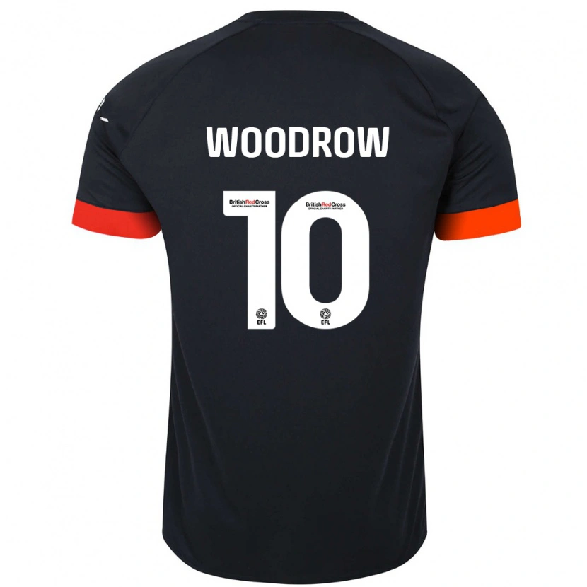 Danxen Kinder Cauley Woodrow #10 Schwarz Orange Auswärtstrikot Trikot 2024/25 T-Shirt